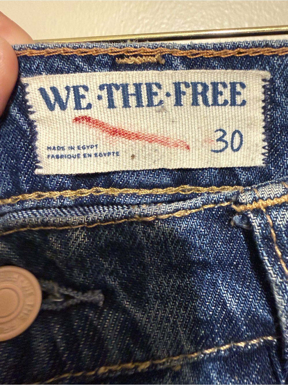 We The Free Straight-Leg Tinsley Baggy High Rise Straight Leg 30 - Picture 2 of 14